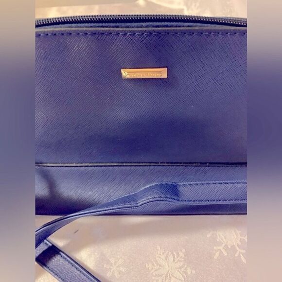 Elim & Paul Crossbody Handbag Royal Blue Vegan Leather NWOT Gorgeous - Picture 2 of 9